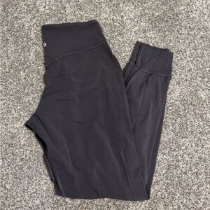 gray lulu align joggers